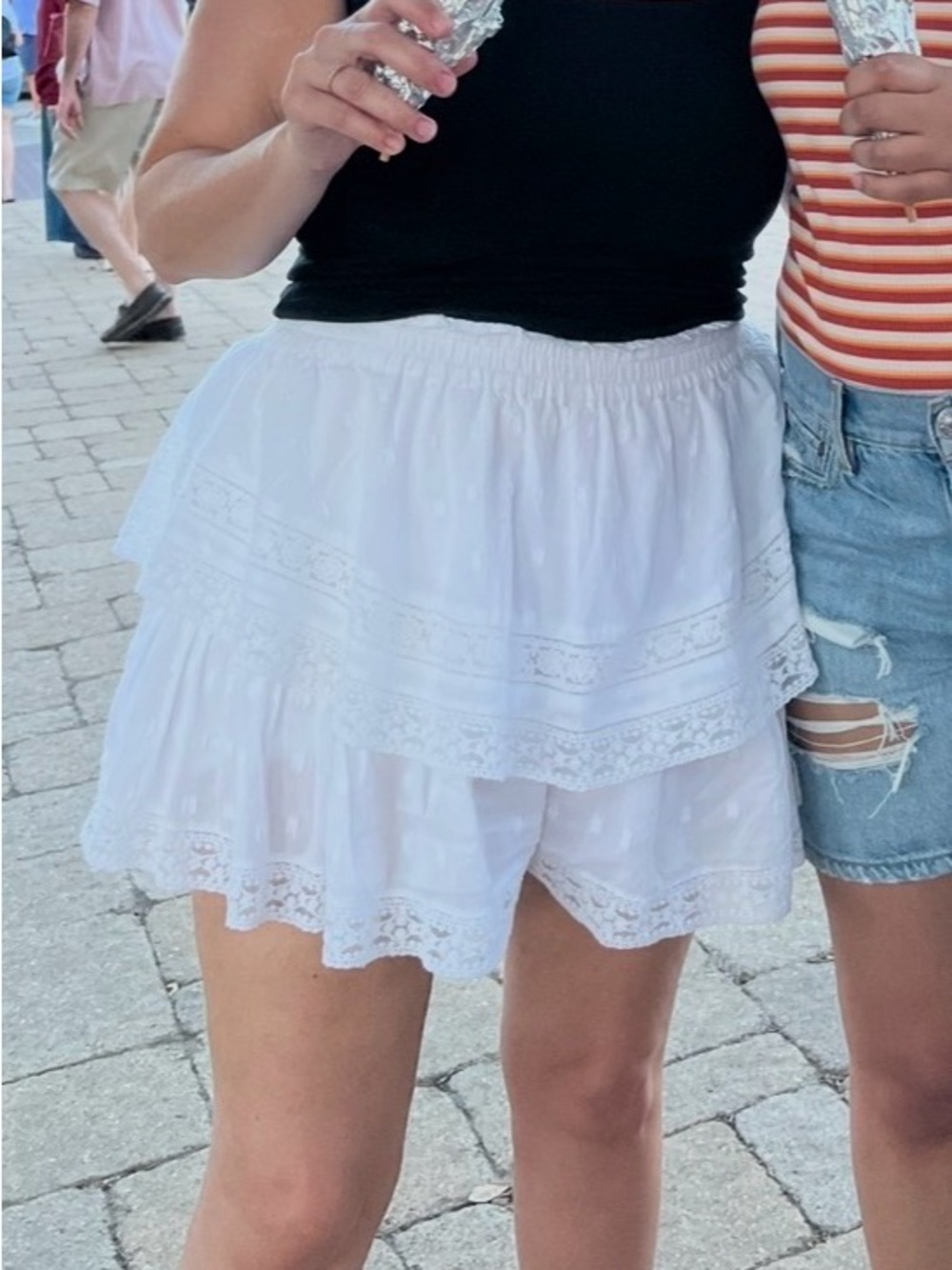 American Eagle (L) White Skort - Picture 4 of 8